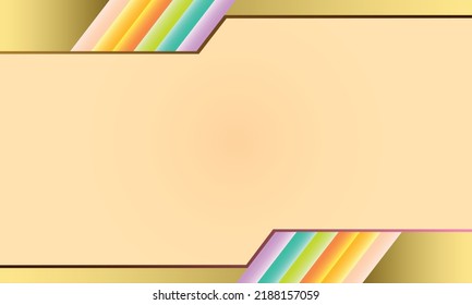 blank banner background frame colorful vector illustration