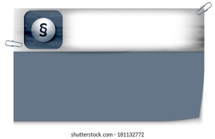 blank banner with dark texture and paragraph