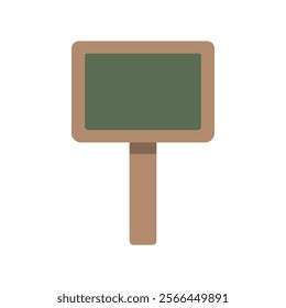 Blank banner. Gardening, farming, seedling, cultivation, information concepts. Flat vector design isolated illustration.