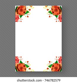 Banner en blanco o diseño de afiches.