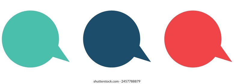 blank banner. blank speech bubble label set. blank sign.  Isolated on a white background. vector illustration.  EPS 10