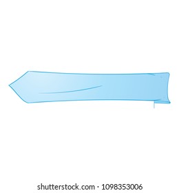 Blank Banner in Vector Illustration 