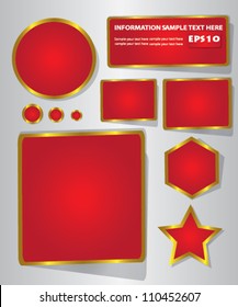 Blank banners,Vector