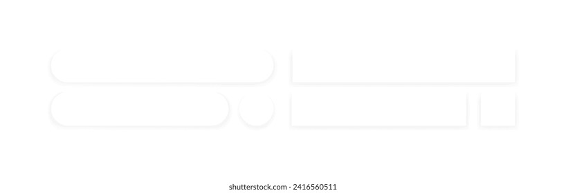 Blank bar mockup. Template for text. Flat style. Vector icons