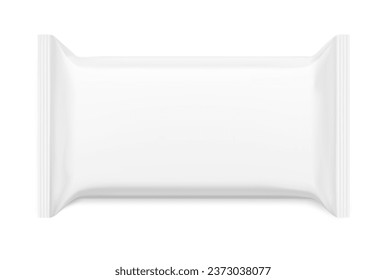 Blank bar packaging mockup. Front view. Vector illustration. Isolated on white background. It can be used in the adv, promo, package, etc. EPS10.