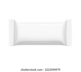 Blank bar packaging mockup. Vector illustration isolated on white background. It can be used in the adv, promo, package, etc. EPS10.