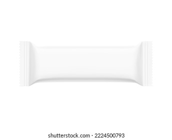 Blank bar packaging mockup. Vector illustration isolated on white background. It can be used in the adv, promo, package, etc. EPS10.	