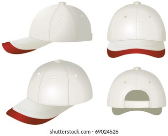 Blank baseball hat in vector for your branding.