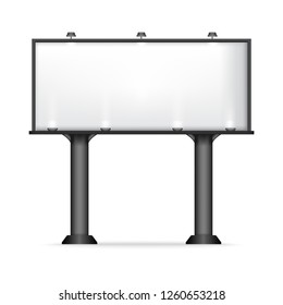 Blank billboard for advertisement vector, Big board template