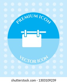 Blank Billboard Icon for Web. Application, Software & Graphic Design.
