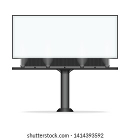 Blank billboard mock up for advertisement