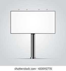 Blank billboard mockup