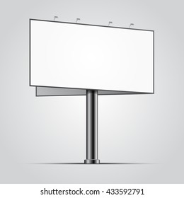 Blank billboard mockup