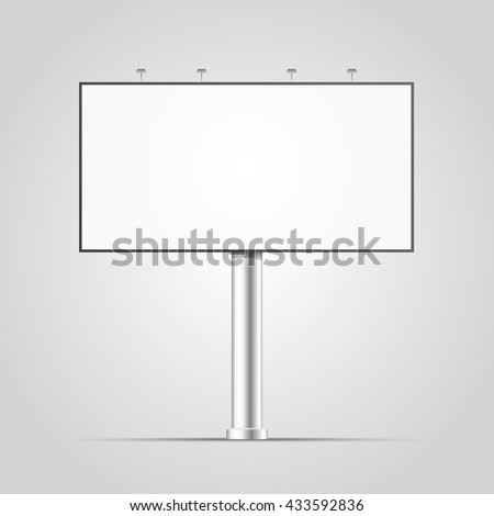 Blank billboard mockup