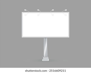 Outdoors em branco. Montagem para sua publicidade e design