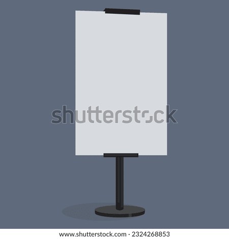 blank billboard on a white background. design for advertising.