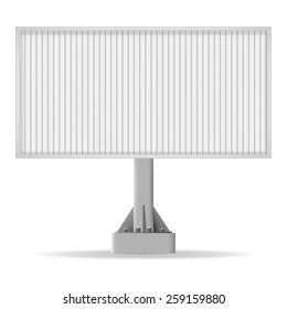Blank billboard. vector illustration