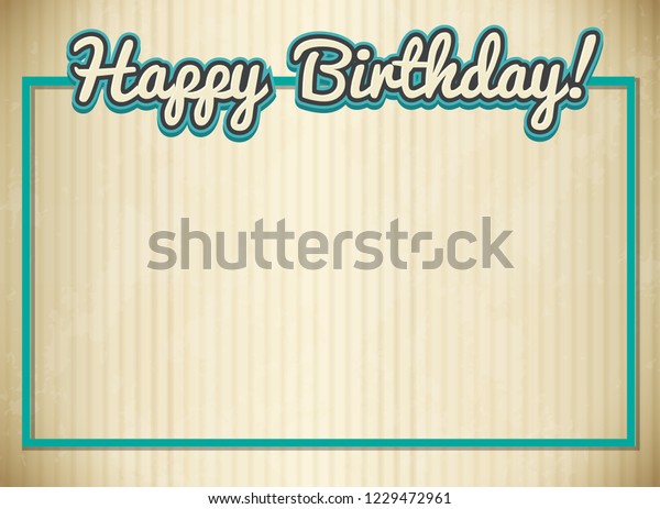 Blank Birthday Card Template from image.shutterstock.com