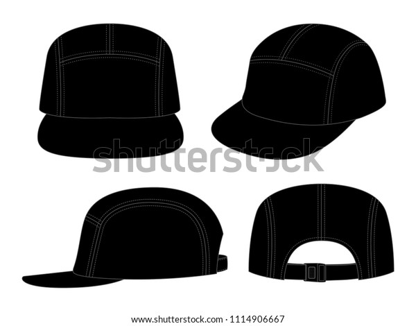 Blank 5 Panels Jockey Camper Cap Stock 