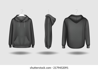 524 Side of black hoodie Stock Vectors, Images & Vector Art | Shutterstock