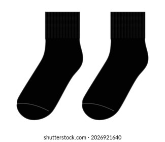 3,458 Blank sock template Images, Stock Photos & Vectors | Shutterstock