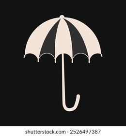 Blank black umbrella with handle, Insurance Line Vector Icon, rainbow umbrella at sunset, Vector icon, Large open umbrella, Rainbow umbrella,
