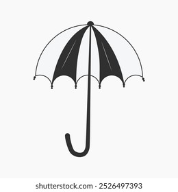 Blank black umbrella with handle, Insurance Line Vector Icon, rainbow umbrella at sunset, Vector icon, Large open umbrella, Rainbow umbrella,
