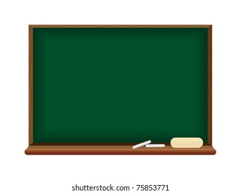 Blank blackboard