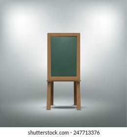 Blank blackboard.Vector illustration eps10