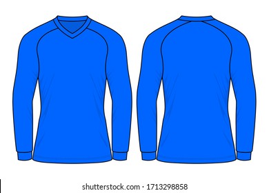 Long sleeve shirt vector best sale