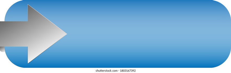 Blank blue web button vector eps10