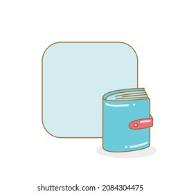 blank board and notebook vector illustration