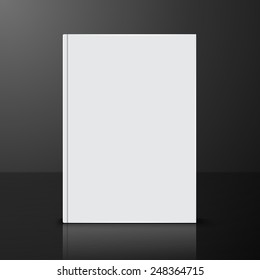 Blank book cover, excellent vector illustration, EPS 10