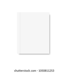 En blanco de la portada del libro. Vector