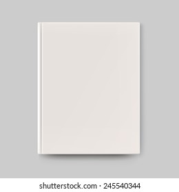 Blank book cover. Vector illustration