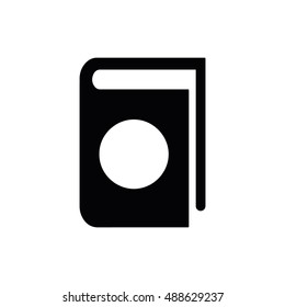 Blank book icon vector