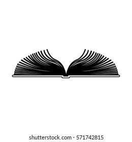 Blank book isolated icon vector illustration graphic design