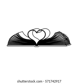 Blank book isolated icon vector illustration graphic design