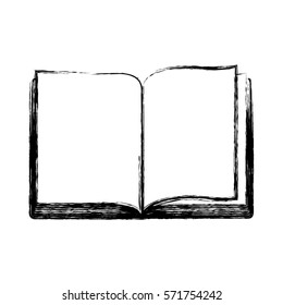 Blank book isolated icon vector illustration graphic design