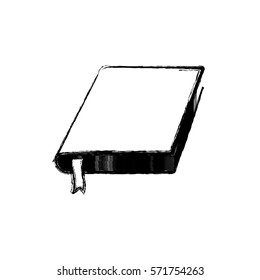 Blank book isolated icon vector illustration graphic design