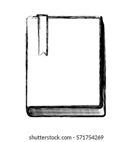 Blank book isolated icon vector illustration graphic design
