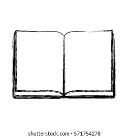 Blank book isolated icon vector illustration graphic design
