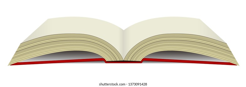 Blank book (side view) illustration