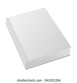 Blank Book Template Ready For Your Design. Vector illustration for your special design, isolated on a white background.