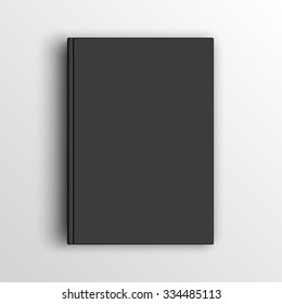 Blank Book, Textbook, Booklet Or Notebook Mockup For Design And Branding.