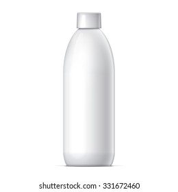 Blank bottle Realistic on white background vector illustration.