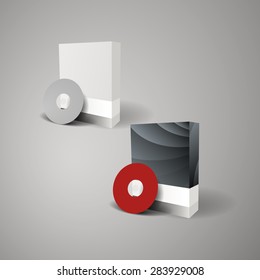 Blank Box Design with CD
