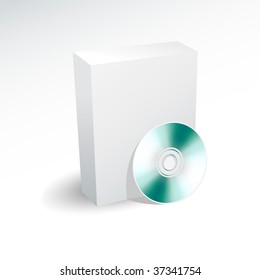 Blank box and dvd