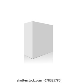 Blank box on white background. Vector, eps10