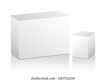 Blank Box Template : Vector Illustration